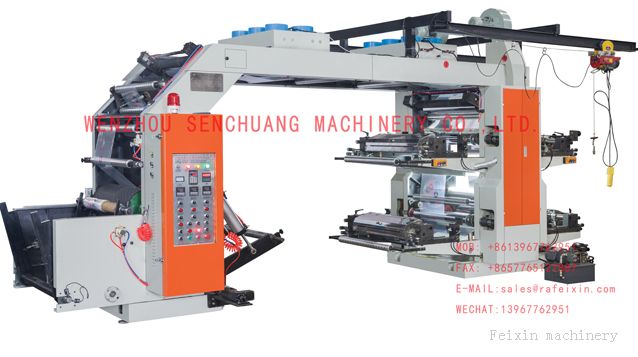 YTZ Series Four-Color Non-woven Middle-high Speed Flexo Printing Machine