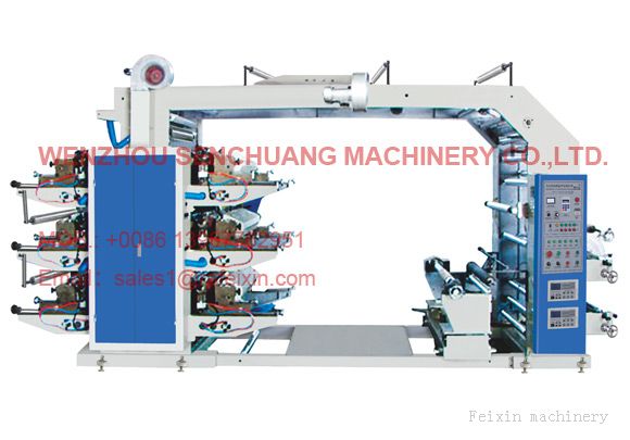 YTZ Series Six-Color Middle-High Speed Non-Woven Cloth Printing Machine