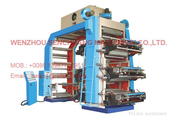 YTG Series Six-Color Middle-High Speed Flexographic Film Printing Machine